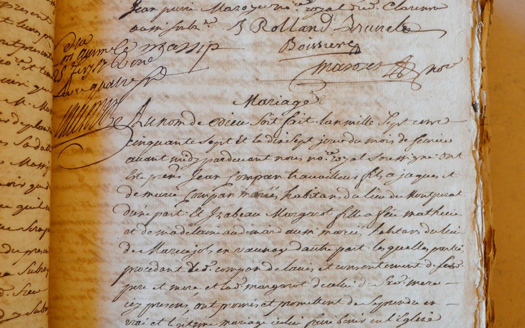 Zoom sur le contrat de mariage