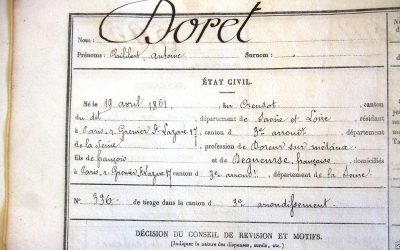 Philibert Antoine Doret, du Creusot à Paris – Chapitre 2